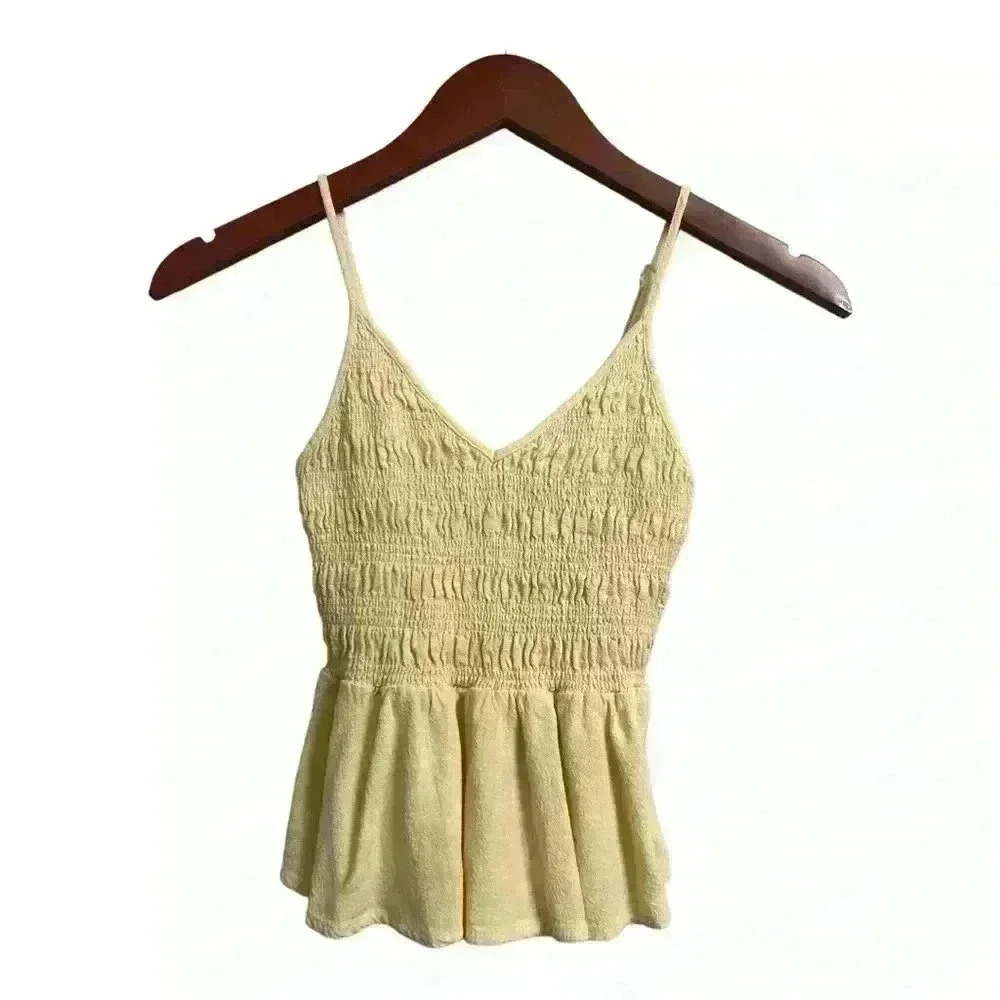 L.A. Hearts yellow babydoll tank